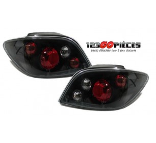 Paire de feux arrières design noir Peugeot 307 (berline) 04/2001-06/2005 - GO11762